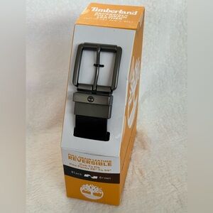 Timberland Black Brown Leather Belt